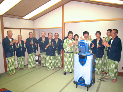 ■全員で『青春時代』の合唱でお開きです