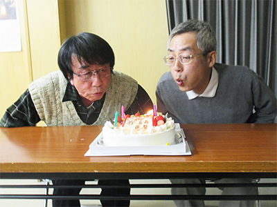 還暦祝い（大道さんと横山さん）